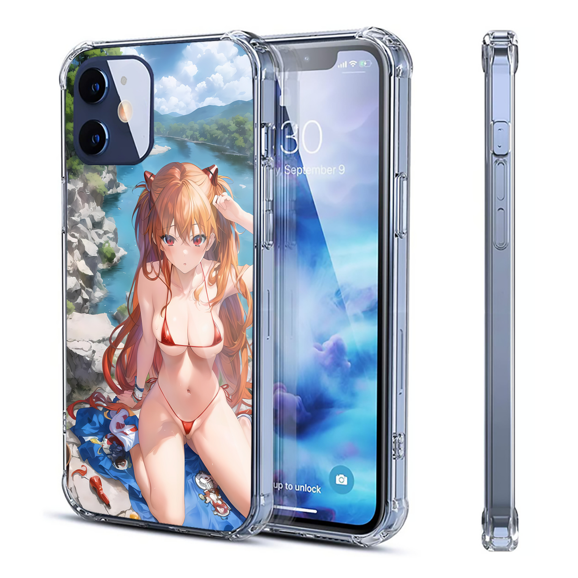 （画像用） EVA 新世紀エヴァンゲリオン 【iPhone 12シリーズ対応】透明スマホケース（クリアソフトケース）